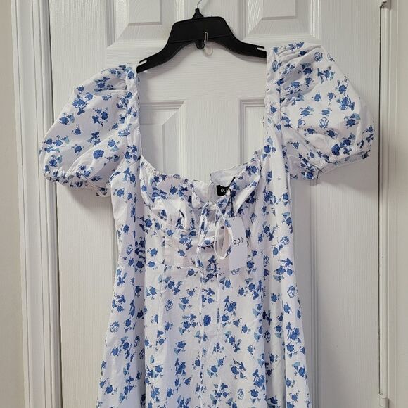 O.P.T Floral Peasant Dress XL - Picture 4 of 11